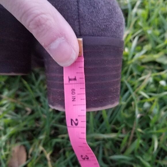 Lucky Brand Hanover Knee High Riding Equestrian Tall Boots 6 Gray Suede Leather - Picture 7 of 10